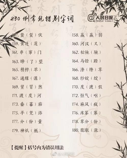 众优教育：这230个常见的知识性错误，你犯了几个？(图8)